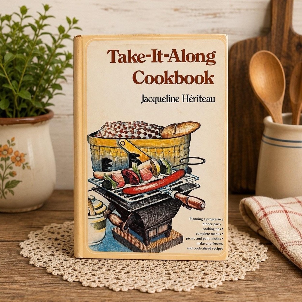 Vintage Take It Along Cookbook by Jacqueline Heriteau 1975 Recipes